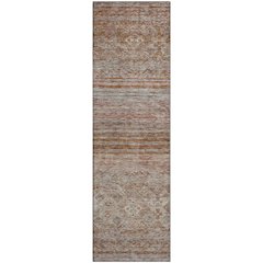 Premium Machine Washable Mayfield AMF1219 Copper 2'3" x 7'6" Runner Rug