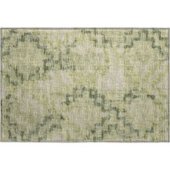 Premium Machine Washable Mayfield  Green 1'8" x 2'6" Rug