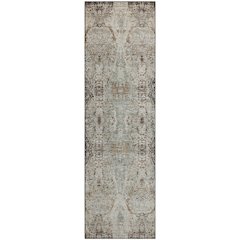 Premium Machine Washable Mayfield AMF1222 Linen 2'3" x 7'6" Runner Rug