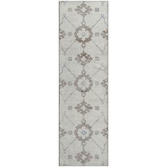 Premium Machine Washable Mayfield  Taupe 2'3" x 7'6" Runner Rug