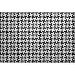 Premium Machine Washable Mayfield  Black 1'8" x 2'6" Rug