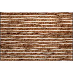 Premium Machine Washable Mayfield  Paprika 1'8" x 2'6" Rug