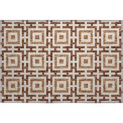 Premium Machine Washable Mayfield  Paprika 1'8" x 2'6" Rug