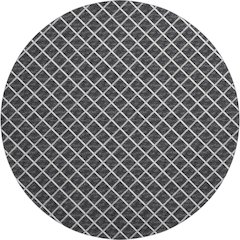 Premium Machine Washable Mayfield  Black 8' x 8' Round Rug
