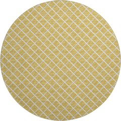 Premium Machine Washable Mayfield  Gold 8' x 8' Round Rug