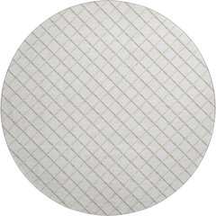 Premium Machine Washable Mayfield  Ivory 8' x 8' Round Rug