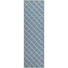 Premium Machine Washable Mayfield  Sky 2'3" x 7'6" Runner Rug