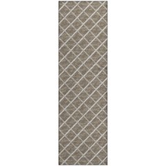 Premium Machine Washable Mayfield  Taupe 2'3" x 7'6" Runner Rug