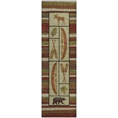 Premium Machine Washable Mayfield  Multi 2'3" x 7'6" Runner Rug