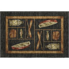 Premium Machine Washable Mayfield  Midnight 1'8" x 2'6" Rug