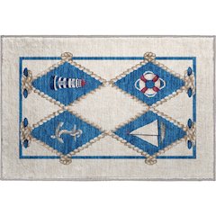 Premium Machine Washable Mayfield  Ivory 1'8" x 2'6" Rug