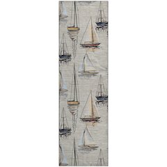 Premium Machine Washable Mayfield  Ivory 2'3" x 7'6" Runner Rug