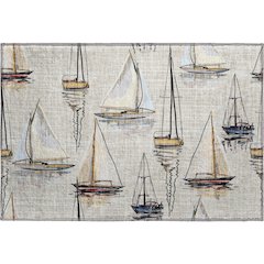 Premium Machine Washable Mayfield  Ivory 1'8" x 2'6" Rug