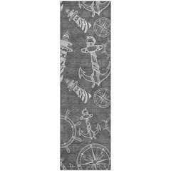 Premium Machine Washable Mayfield  Gray 2'3" x 7'6" Runner Rug