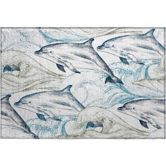Premium Machine Washable Mayfield  Ivory 1'8" x 2'6" Rug