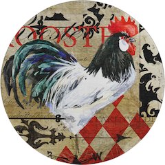 Premium Machine Washable Mayfield  Midnight 8' x 8' Round Rug