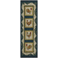 Premium Machine Washable Mayfield  Midnight 2'3" x 7'6" Runner Rug