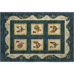 Premium Machine Washable Mayfield  Midnight 1'8" x 2'6" Rug