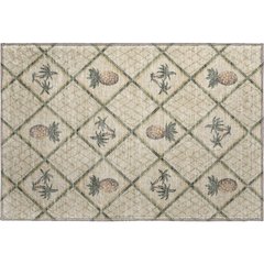 Premium Machine Washable Mayfield  Palm 1'8" x 2'6" Rug