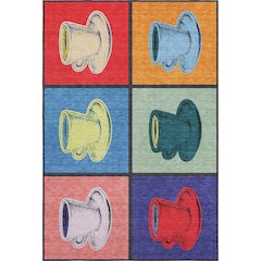 Premium Machine Washable Mayfield  Kaleidoscope 2'6" x 3'10" Rug