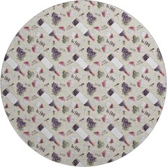 Premium Machine Washable Mayfield  Ivory 8' x 8' Round Rug