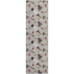 Premium Machine Washable Mayfield  Ivory 2'3" x 7'6" Runner Rug