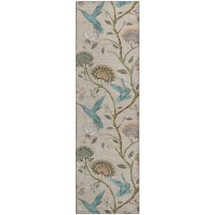 Premium Machine Washable Mayfield  Beige 2'3" x 7'6" Runner Rug