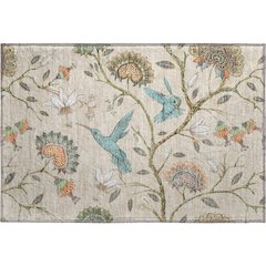 Premium Machine Washable Mayfield  Beige 1'8" x 2'6" Rug