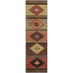 Premium Machine Washable Mayfield  Paprika 2'3" x 7'6" Runner Rug