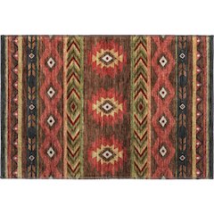 Premium Machine Washable Mayfield  Brown 1'8" x 2'6" Rug