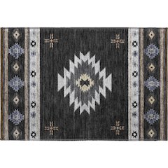 Premium Machine Washable Mayfield  Midnight 1'8" x 2'6" Rug