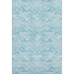 Premium Machine Washable Mayfield  Aqua 2'6" x 3'10" Rug