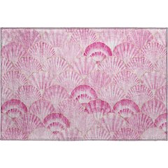 Premium Machine Washable Mayfield  Pink 1'8" x 2'6" Rug