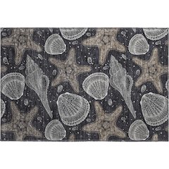 Premium Machine Washable Mayfield  Midnight 1'8" x 2'6" Rug