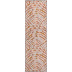 Premium Machine Washable Mayfield  Peach 2'3" x 7'6" Runner Rug