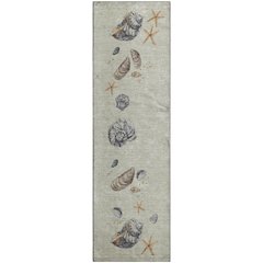 Premium Machine Washable Mayfield  Oyster 2'3" x 7'6" Runner Rug