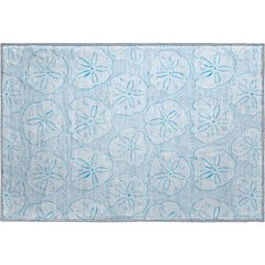 Premium Machine Washable Mayfield  Blue 1'8" x 2'6" Rug