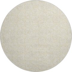 Premium Machine Washable Mayfield  Sand 8' x 8' Round Rug