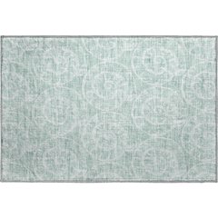 Premium Machine Washable Mayfield  Green 1'8" x 2'6" Rug