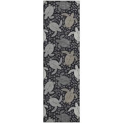 Premium Machine Washable Mayfield  Midnight 2'3" x 7'6" Runner Rug