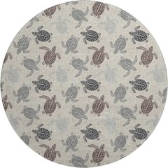 Premium Machine Washable Mayfield  Sand 8' x 8' Round Rug