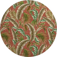 Premium Machine Washable Mayfield  Spice 8' x 8' Round Rug