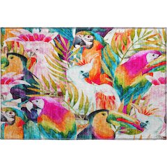 Premium Machine Washable Mayfield  Multi 1'8" x 2'6" Rug