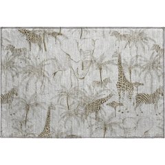 Premium Machine Washable Mayfield  Fog 1'8" x 2'6" Rug