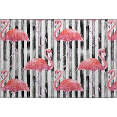 Premium Machine Washable Mayfield  Pink 1'8" x 2'6" Rug