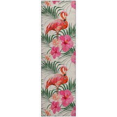 Premium Machine Washable Mayfield  Pink 2'3" x 7'6" Runner Rug