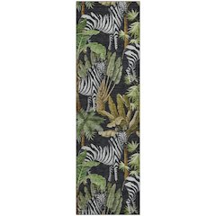 Premium Machine Washable Mayfield  Midnight 2'3" x 7'6" Runner Rug