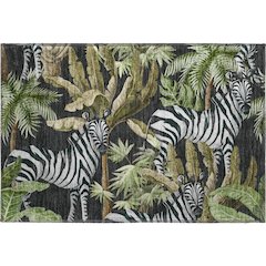 Premium Machine Washable Mayfield  Midnight 1'8" x 2'6" Rug