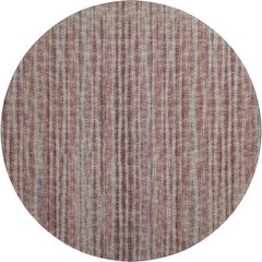 Premium Machine Washable Mayfield  Burgundy 8' x 8' Round Rug