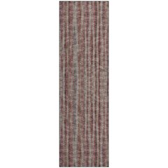 Premium Machine Washable Mayfield  Burgundy 2'3" x 7'6" Runner Rug